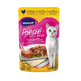 Vitakraft Poesie Deli Sauce Carne de Pollo en salsa sobre para gatos
